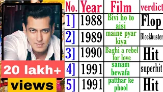 salman khan all hit flop movie list hindi| salman khan best movies