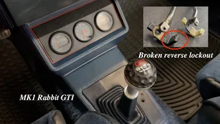 VW MK1 Rabbit GTI Shift Rod Replacement (020 Transmission)