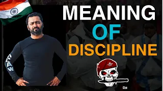 what is the meaning of discipline ft.Major vivek jacob