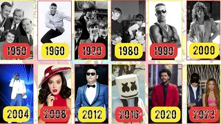 La Canción Más Exitosa De Cada Año - (1950 - 2023) - The Most Successful Song Of Each Year - #Música