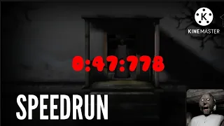 Granny 1.0 Speedrun 0:47:778. [NEW RECORD] DiamondPlay