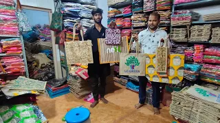 Chickpet Bangalore Wholesale Jute Bags Shop 40Rs/Courier AVL/Sales&Return Gifts Jute Bags/Shopping