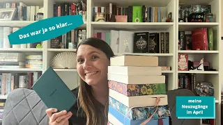 Das war zu erwarten 🙈 neue Bücher im April 📚