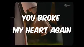 You Broke My Heart Again [Sped up] - Teqkoi ft. Aiko (Vietsub) | I think you broke my heart again