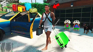 GTA 5 : Franklin Left House For Shinchan Pinchan & Chop In GTA 5 ! (GTA 5 Mods)