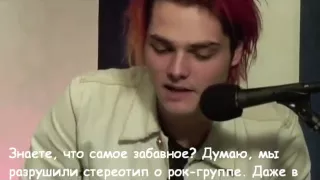 Interview with Gerard Way from My Chemical Romance (26.01.2011) russian subtitles