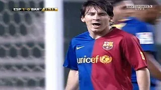 Lionel Messi vs Espanyol (A) 08-09