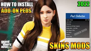 How to Install Skins in GTA V !! - GTA V Mod Tutorial (Add-On Ped) 2022