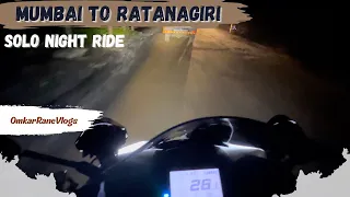 Mumbai To Ratnagiri | Night Ride | Monsoon Konkan | Solo Ride | Suzuki Avenis 125 | Moto Vlog