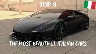 TOP 8 the most beautiful ITALIAN CARS