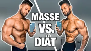 Muskelaufbau vs. Diät - Zuerst Muskeln aufbauen oder Fett abnehmen? (VERMEIDE DIESEN FEHLER!)