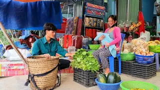 Full video 35 days, harvest ginger, snails, bamboo shoots, go to market to sell