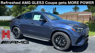 2024 Mercedes AMG GLE 53 Coupe gets MORE POWER :All Specs & Test Drive