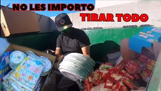 😱 tiendas MILLONARIAS tiran CAJAS  de cosas NUEVAS a la basura #dumpsterdiving #loquetiranenusa