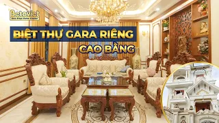 800m2 NỘI THẤT GỖ GÕ ĐỎ trong biệt thự 3 tầng tân cổ điển tại CAO BẰNG