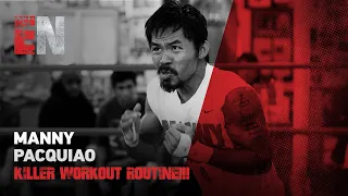 Manny Pacquiao KILLER WORKOUT ROUTINE!!! - EsNews EXCLUSIVE