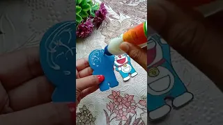 DIY Doraemon Rakhi / Very Simple Cartoon Rakhi / Handmade Rakhi / #youtubeshorts