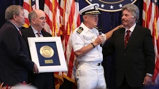 Tony Orlando Donates Gold Record for "Tie a Yellow Ribbon" to the Nixon Library