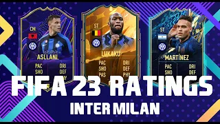 FIFA 23 INTER MILAN RATING PREDICTIONS ft. Lukaku, Asllani, Skriniar and more!