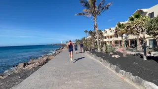 Playa de Montana Roja to Faro de Punta Pechiguera, Playa Blanca, Lanzarote on the Avenida Maritima