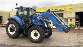 Andrew Symons Limited New Holland T5.120 Electro Command Tractor Walk Around Video (11017043)