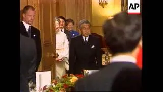 UK: LONDON: JAPANESE EMPEROR AKIHITO & EMPRESS MICHIKO VISIT (3)