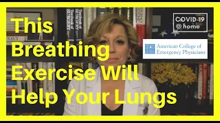 COVID-19: Breathing Exercise To Help Your Lungs – Medical Tips (How To Manage COVID-19 @home/ ACEP)