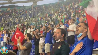 Italy and Turkey National Anthems at the EURO 2021 Opening Game in Rome