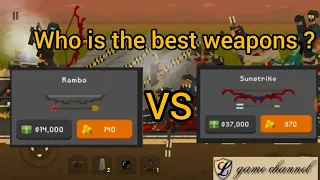 they are coming zombie defense | RAMBO VS SUNSTRIKE who is the best ! L game channel | ios,android