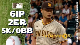 Yu Darvish ダルビッシュ 有 | Aug 7, 2022 | MLB highlights