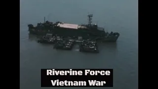 U.S. NAVY BROWN WATER NAVY   VIETNAM WAR   MOBILE RIVERINE FORCE   RAW FOOTAGE  83565