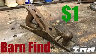 $1 Barn Find Hand Plane - Perfect Restoration