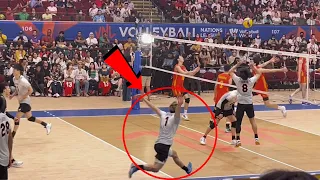 Yuji Nishida, Yuki Ishikawa, Ran Takahashi and Japan 龍神 Nippon Spiking Warmup Men's VNL 2023 Manila