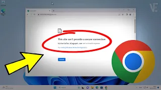Fix This site can't provide a secure connection Try running Windows Network Diagnostics in Chrome ✅