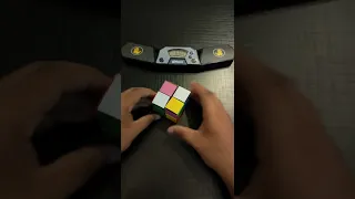 Solving a Paper 2x2 Rubik's Cube #shorts