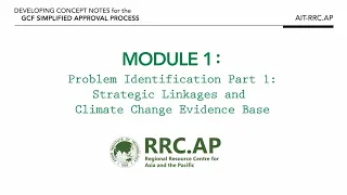 Introduction to Module 1: Strategic Linkages and the Climate Change Evidence Base