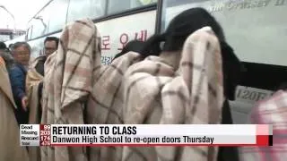 Danwon High School students to return to school this week