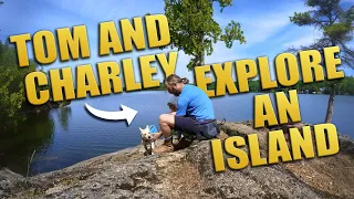 Tom Green and His Dog Charley Explore An Island - Canada - Van Life