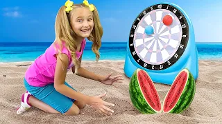 Beach song from Sasha and Max | Kids songs & Nursery Rhymes