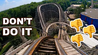 Bandit Review *HORRIBLE* Wooden Coaster at Movie Park Germany