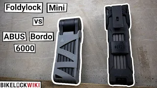 Foldylock Mini vs ABUS Bordo 6000 - Destruction Testing