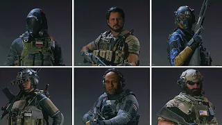 All Operator Outfits/Skins/Uniforms- Call of Duty Modern Warfare 3