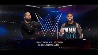 WWE 2K24  Jimmy Uso vs Jey Uso  Ambulance Match