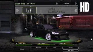 How to make The Fast & the Furious Honda Civic in NFSU2 | HD