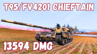 T95/FV4201 Chieftain - 13594 Damage - Siegfried Line | World of Tanks