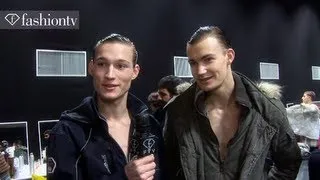 Male Models at Z Zegna Fall/Winter 2013-14 BACKSTAGE | Milan Men's Fashion Week | FashionTV