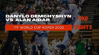 Danylo Demchyshyn (red) vs Alan Aidar (blue) FINAL +87 kg | ITF World Cup 2022
