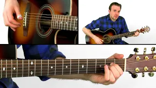 Folk Fingerstyle Guitar Lesson - Old Joe Clark Breakdown - Gareth Pearson