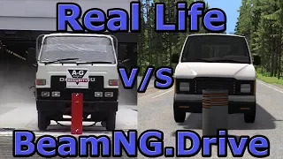 Real Life vs BeamNG.Drive - Crash Testing