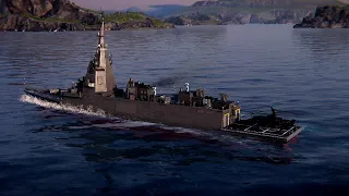 Modern Warships: SPS F-110 Frigate | Spamming PKXB and SR-5 122